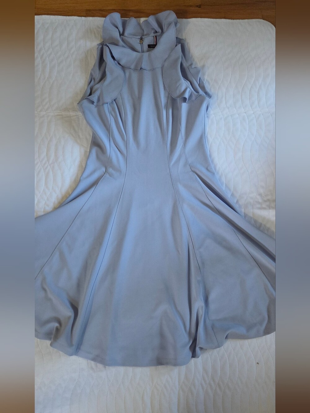 Tommy Hilfiger Powder Blue Sleeveless Midi Dress